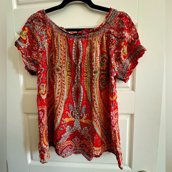 Gorgeous Vintage Paisley Blouse - Picture 3 of 3